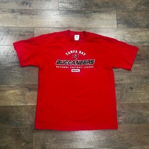 Vintage 2003 Tampa Bay Buccaneers Y2k Graphic‎ Tee Shirt - Red - XL
